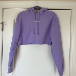 Cropped Champion hoodie
